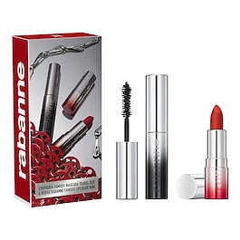 Eyephoria Famous Mascara & Rouge Rabanne Famous Lipcolor Matte - Mini Set Duo image